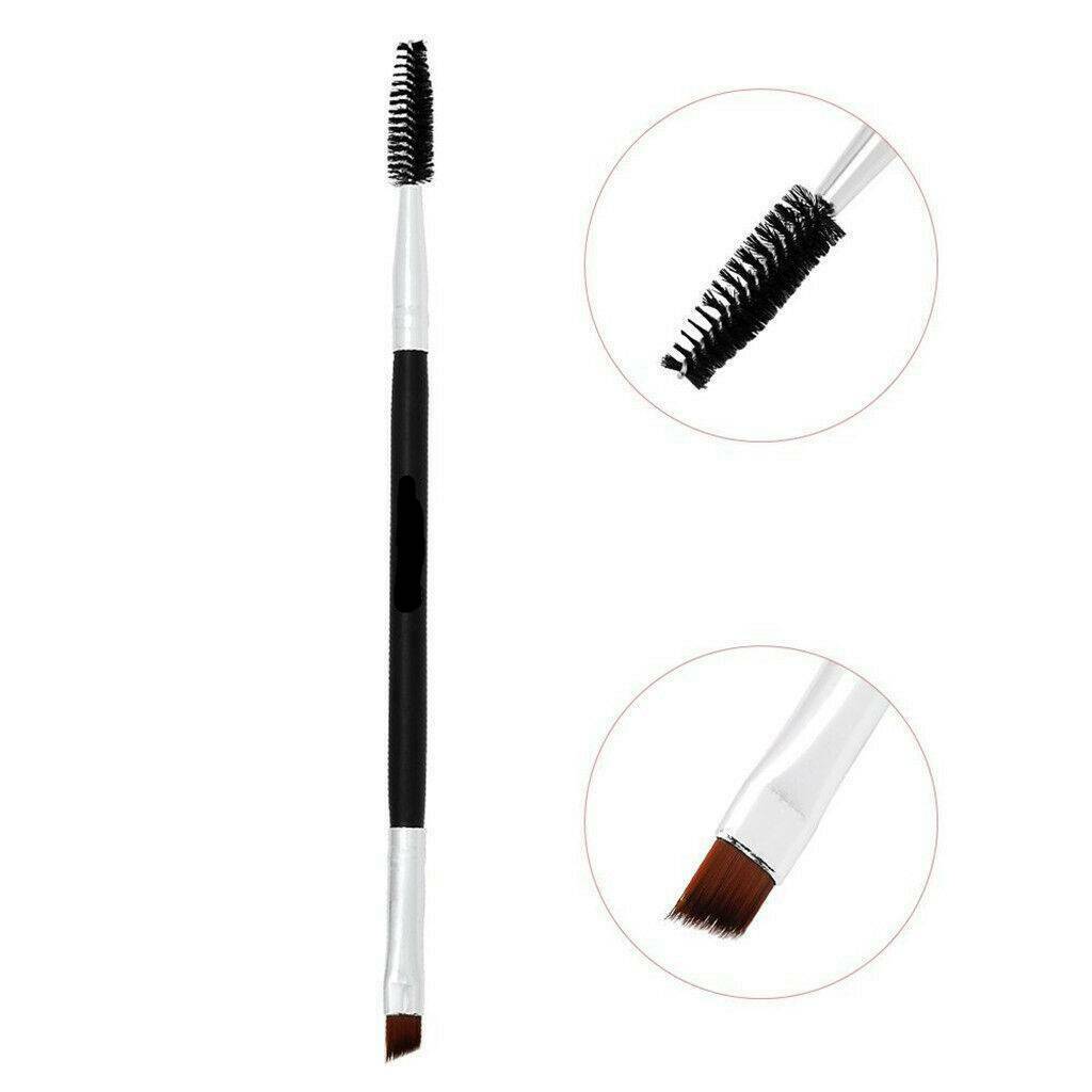 Beauty Makeup Tool Eyebrow Brush Wand Brow Angled Eyelash Double-Ended Brushes