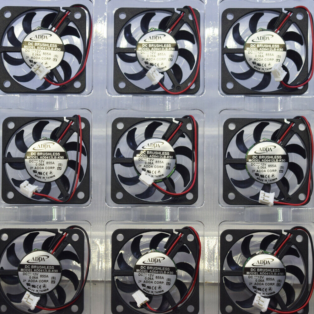 1pc New ADDA DC ball bearing fan AD0412LB-K90 40x40x7mm 4007 DC 12V 0.06A 2pin