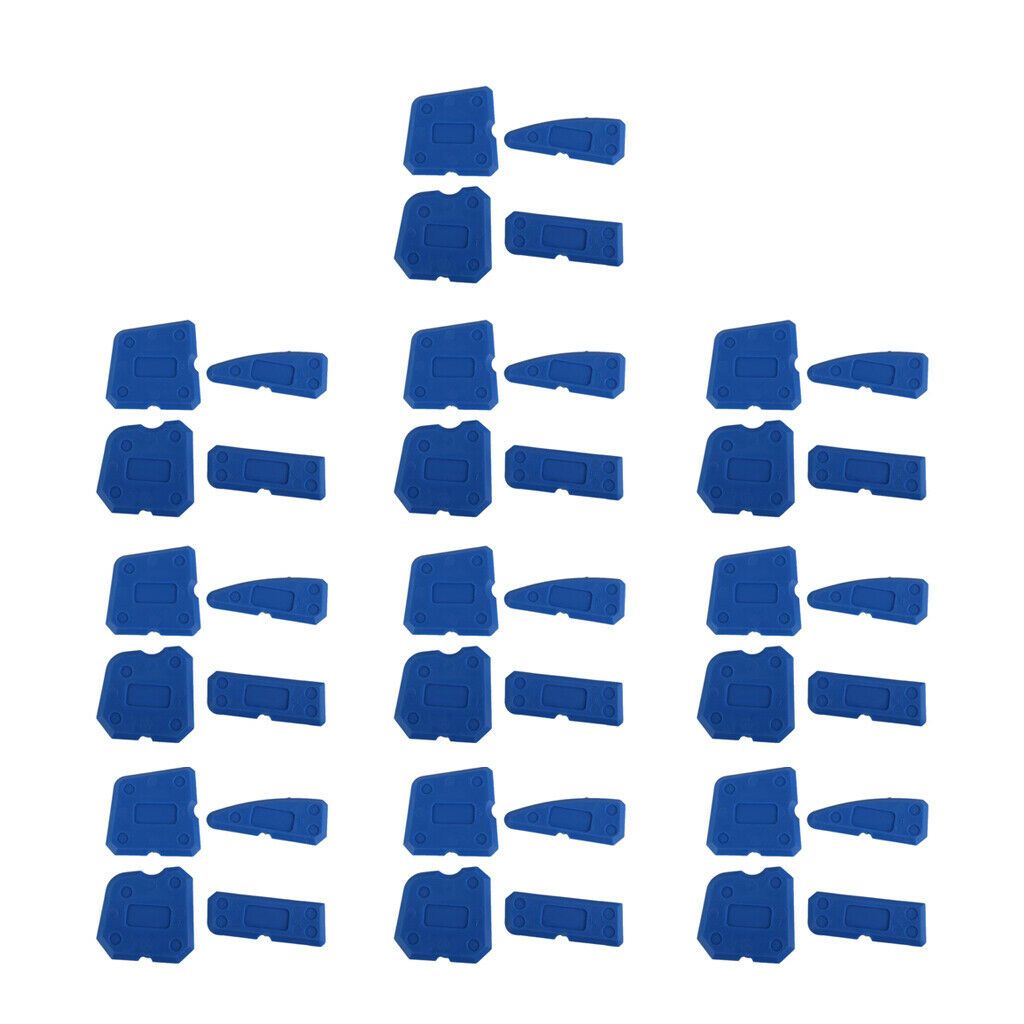 Caulking Tool Kit Silicone Joint Sealant Remover Scraper 4pcs Blue