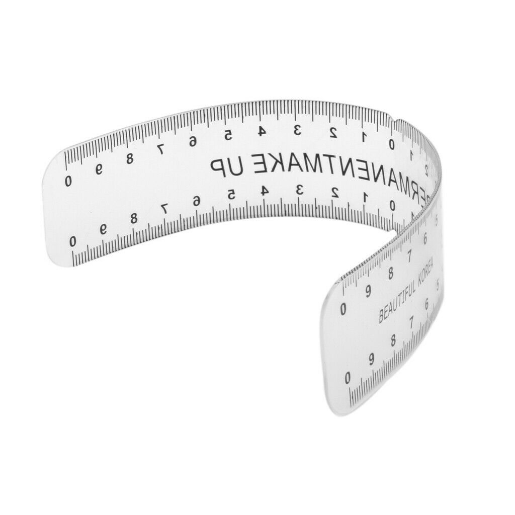 Eyebrow Positioning Grooming Stencil Template Tattoo Microblading Ruler