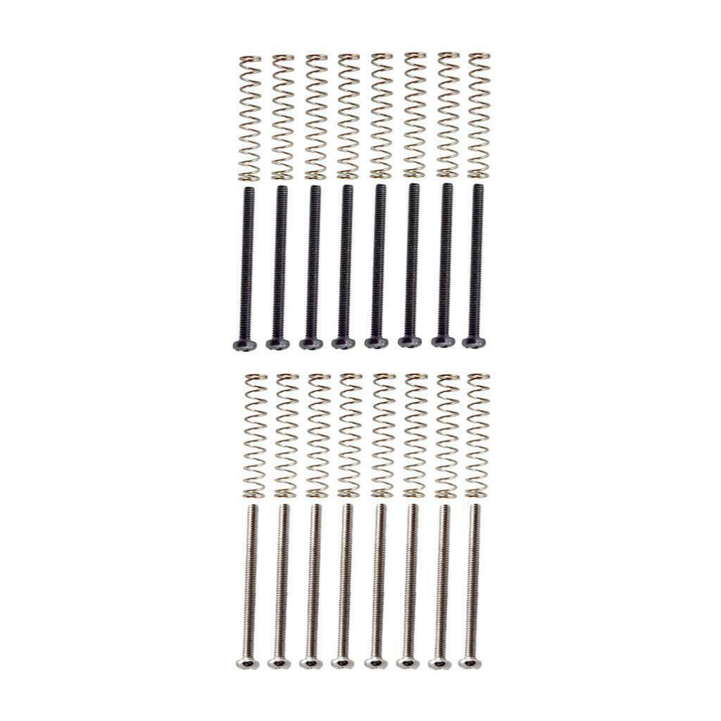 16pcs/set Electric Guitar Double Coil Humbucker Pickup Springs Screws