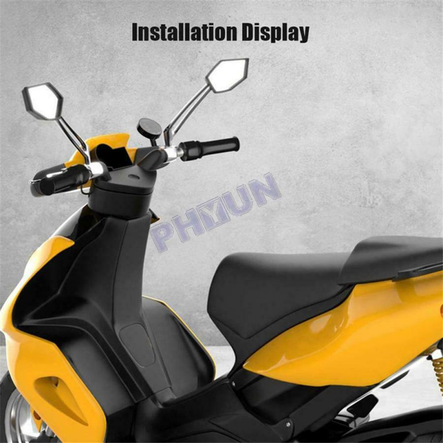 5 in 1 Motorcycle Scooter Voltmeter Thermometer Clock USB Charger Universal