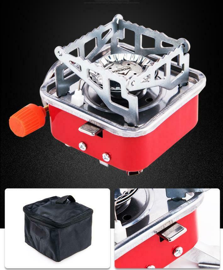 Outdoor Camping Gas Stove Portable Burner Picnic Foldable w/ Piezo Ignition4000W