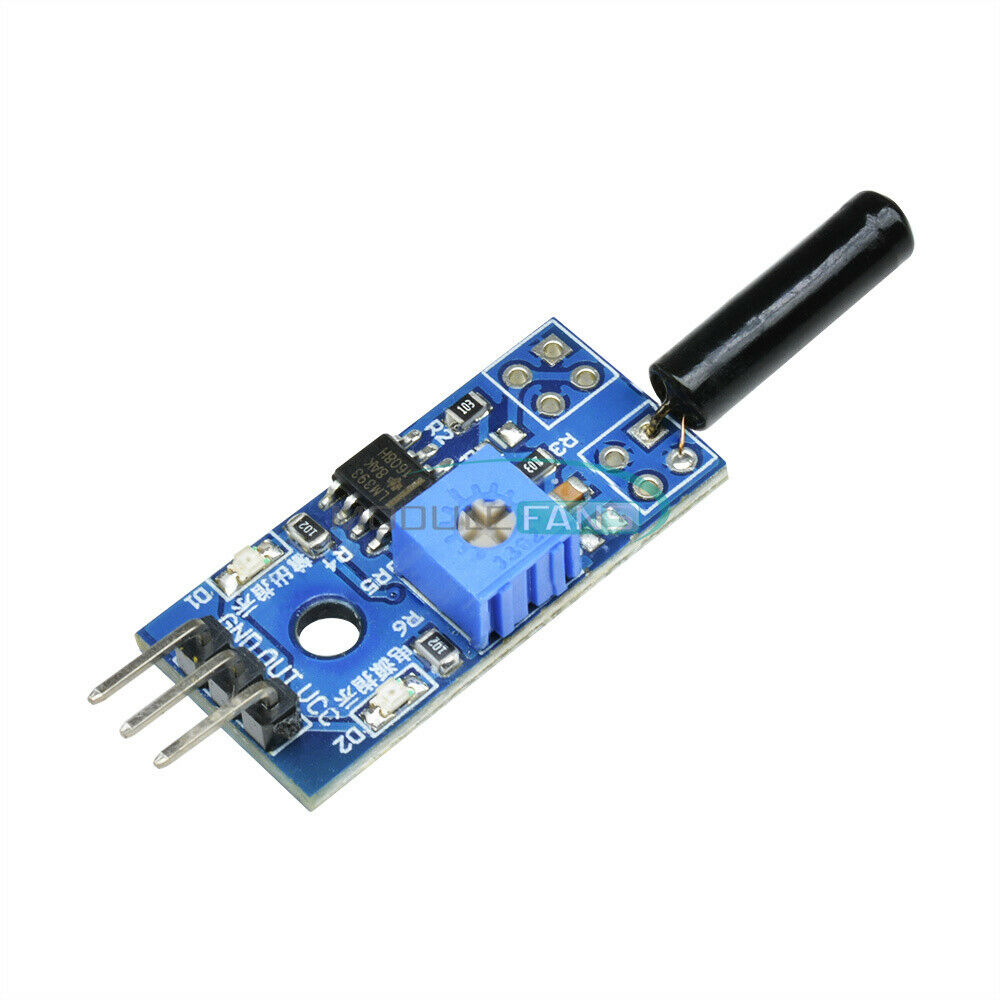 2PCS LM393 Vibration Switch Sensor Module for Intelligent Vehicle DC5V/3.3V