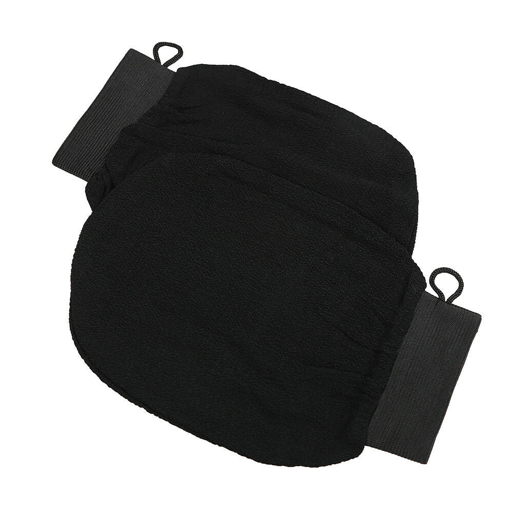 Black Moroccan Hammam Scrub Mitt Magic Peeling Glove exfoliating Bath Gloves KX