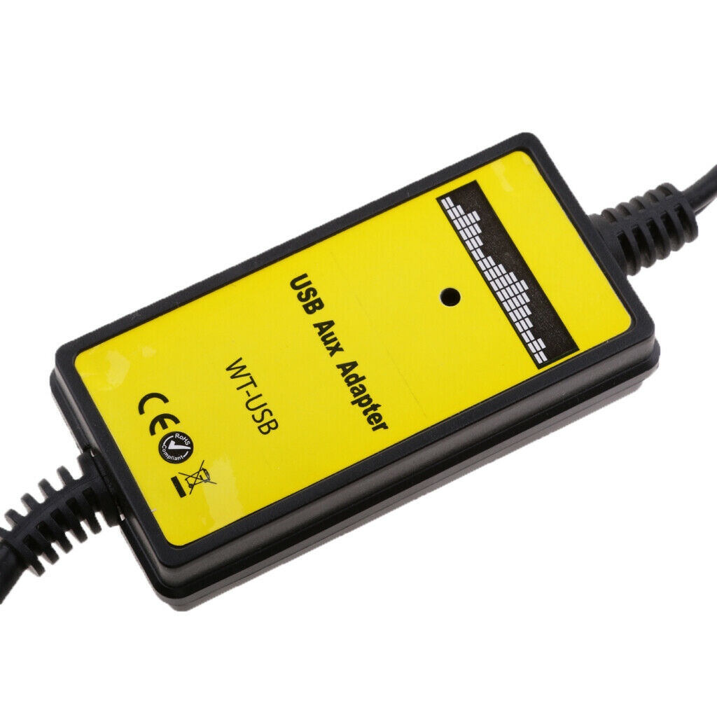 Car USB 3.5mm MP3 Player Interface 2X6Pin Adapter AUX In Input
