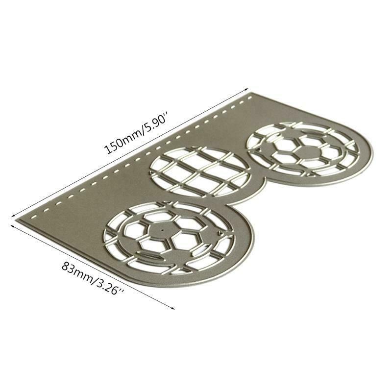 3 Football Birthday Wedding Card Carbon Steel Cutting Dies DIY Scrapbooking