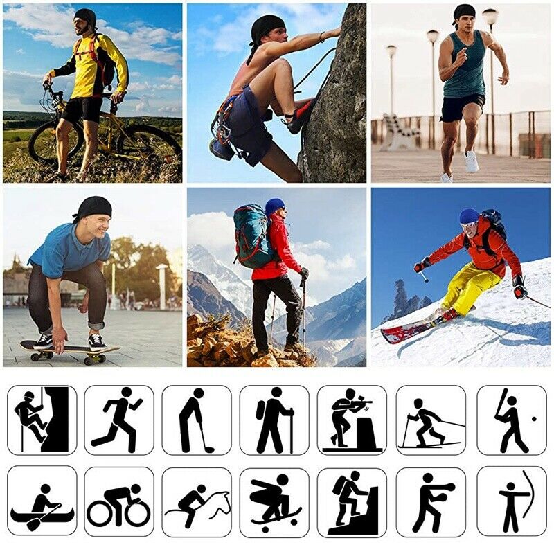 Bandana Cap Summer Hat Bandana Headscarf Breathable Cycling Headwear Z1V6