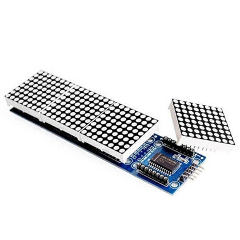 Dot Matrix Mcu Control Led Display Module Max7219 For Arduino Raspberry Pim HqE5