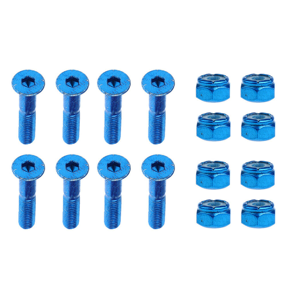 1" Skateboard Mounting Bolts Screws Flat Head Screws DIY Truck Hardware