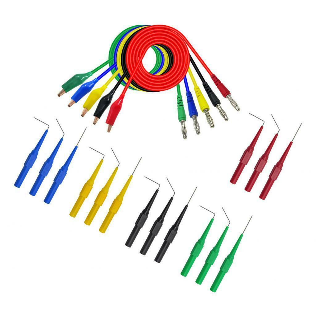 4mm banana plug alligator clip laboratory cable test cable with measuring probe,