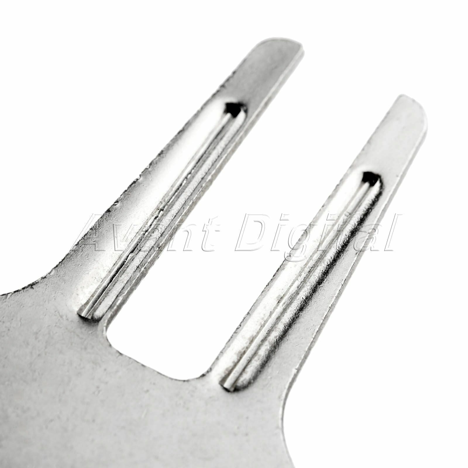 Golf Divot Tool Pitchfork Golfing Pitch Fork Marker Repair with Keychain 2 Pcs