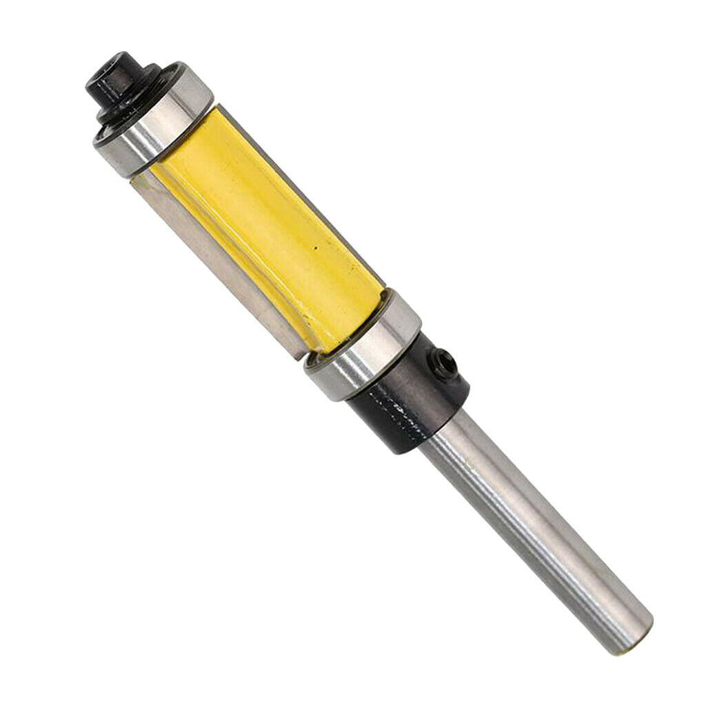 2pcs 1/4 '' Bearing Top And Bottom Bearing Flush Trim Router Bit