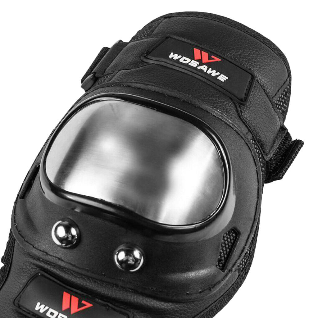 1 Pair Motorcycle Motocross Racing Knee Guards Pads /Protective Gear, Black