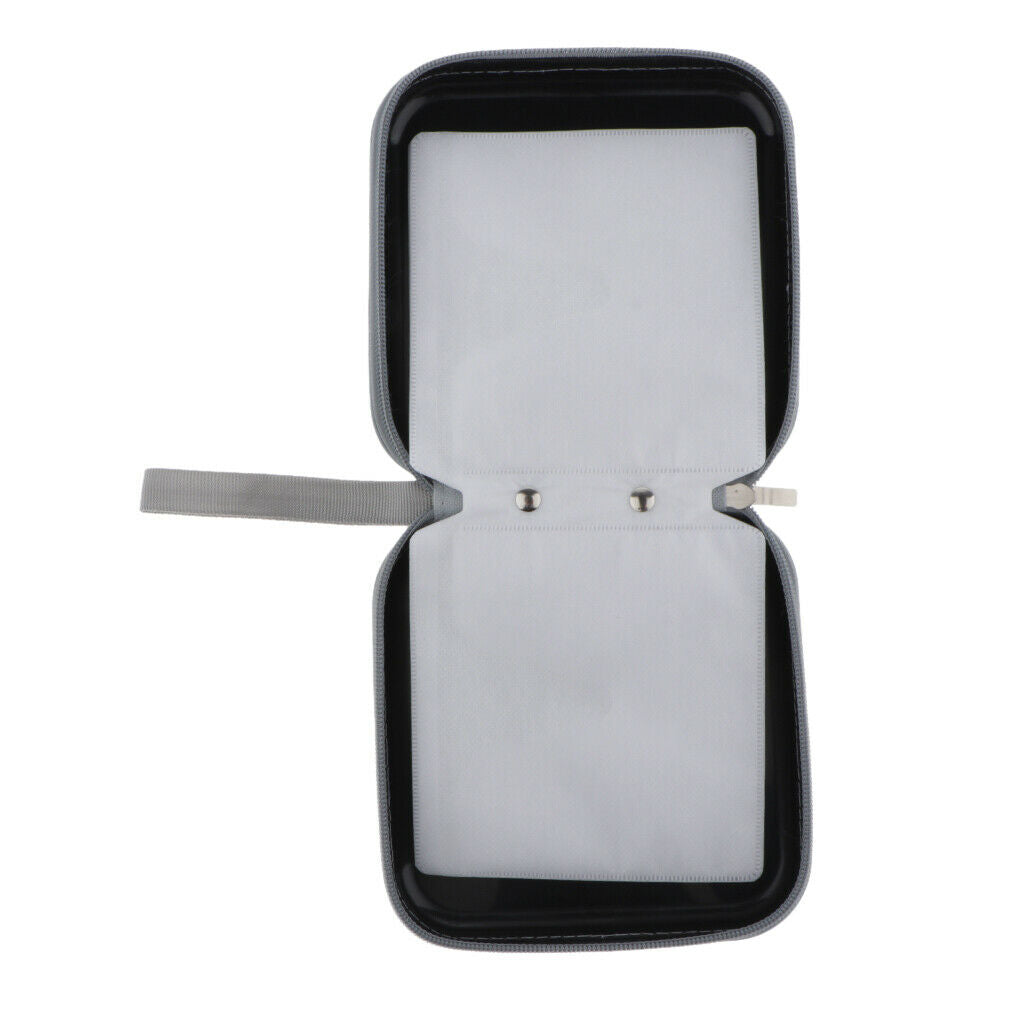 2pcs Set of 2 40 Sleeves CD Wallet Square DVD Case Home CD Disc Bags 6x6inch