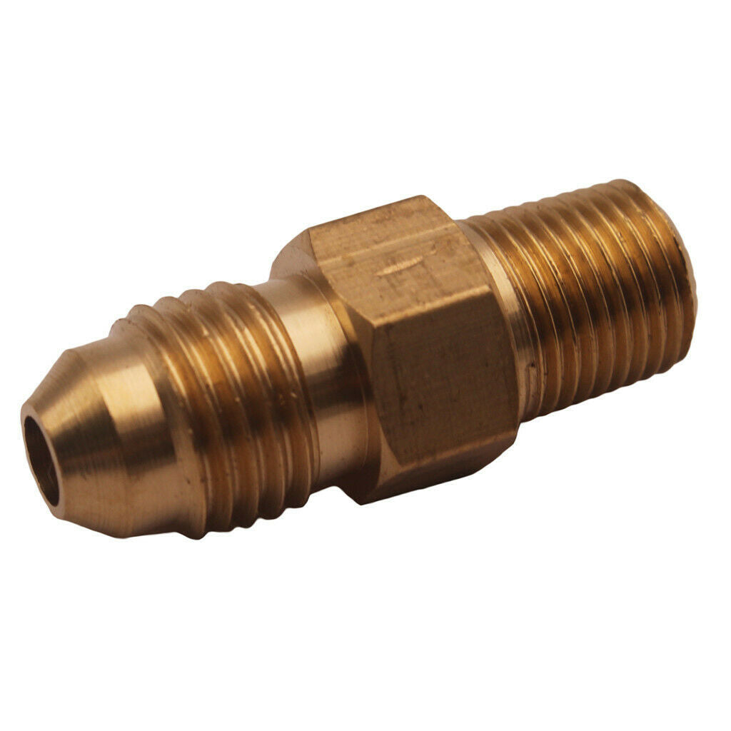 Brass Fitting Oil Gas Adapter AN4 -4 4AN to 1/8" NPT Adaptor For Most Fluid