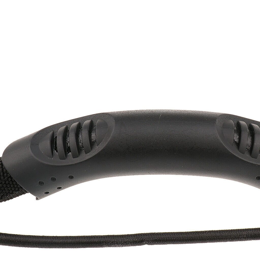 Pack Of 4 Pieces Black Polyurethane Canoe Kayak Boat Handle With Cord 10.8''