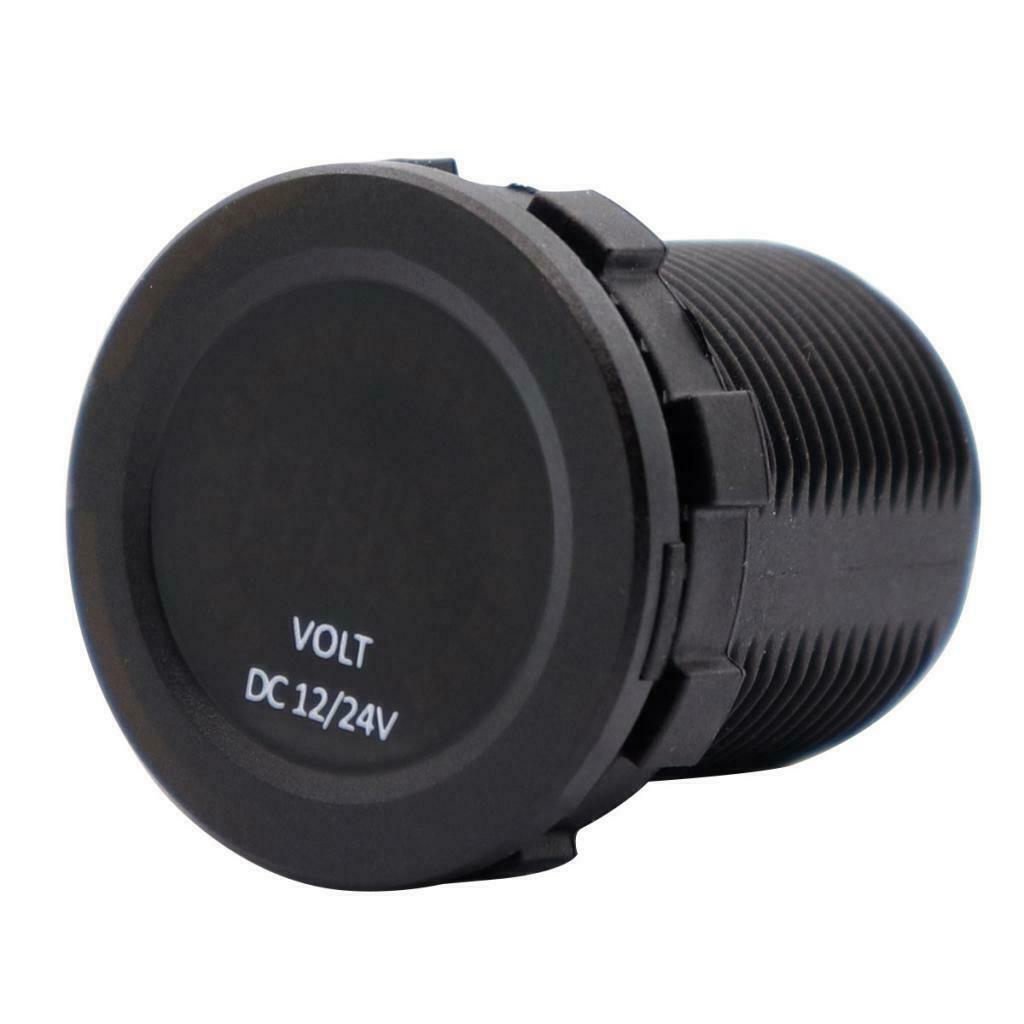 Pack of 1 Waterproof 12V/24V Car Van Boat Marine Voltmeter Voltage Battery