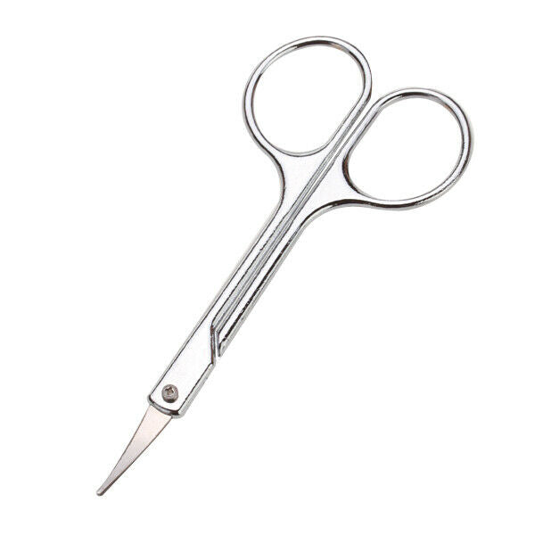Fine Point Curved Cuticle Nail Nose Hair Remover Scissors Stainless Steel