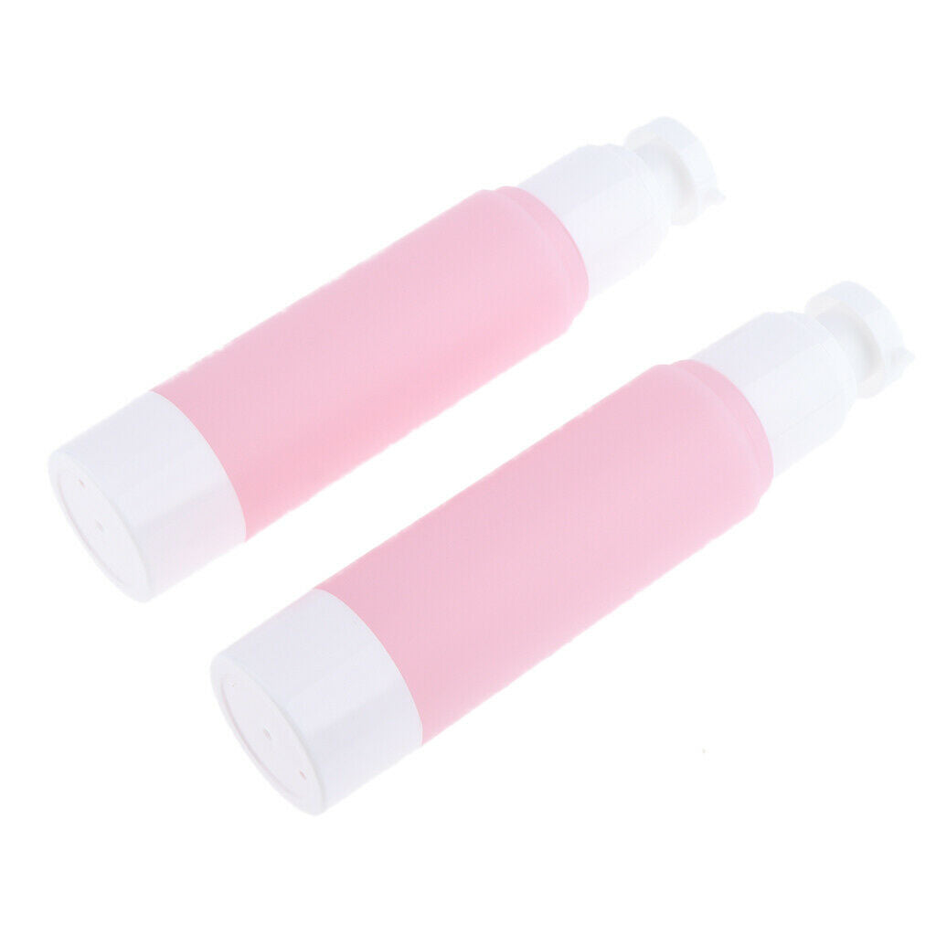 2Pcs Portable Empty Cosmetic Makeup Sterile Airless Pump Spray Bottles 50ml