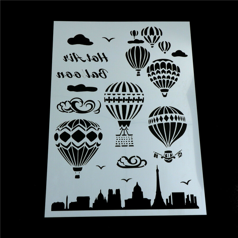 layering stencil for wall painting scrapbooking stamp decor balloon templa.l8