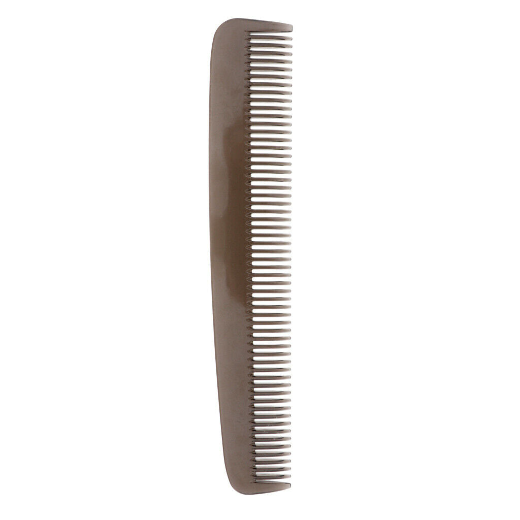 Salon Hair Cutting Styling Fine Tooth Comb Plastic Beard Grooming Comb Grey