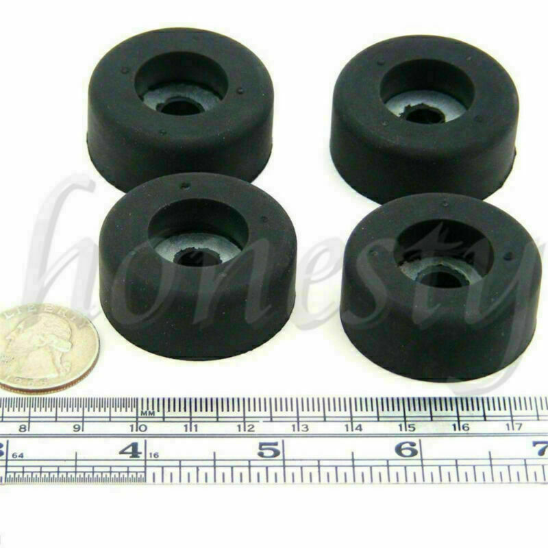8Pcs Rubber Bumpers Embedded Washer Feet Pad Instrument Speaker Holder 30mmX10mm