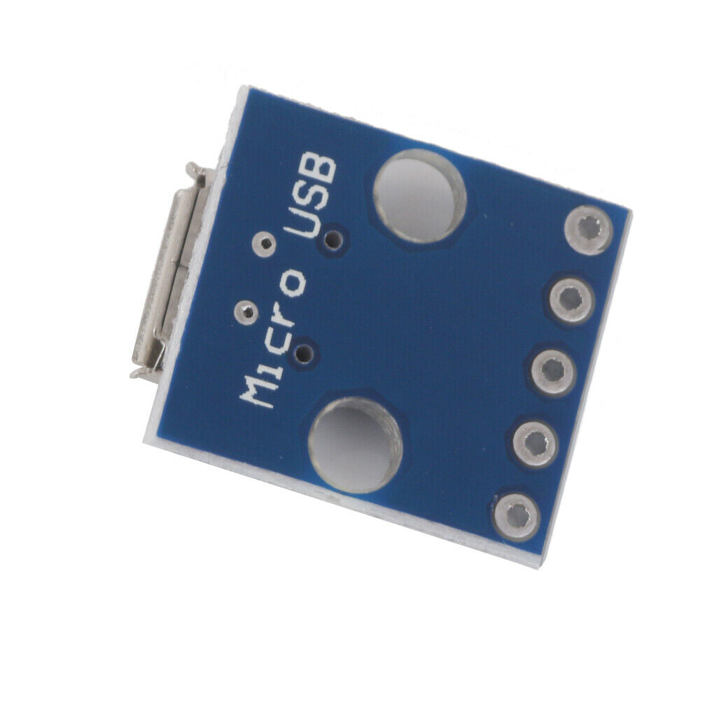 20x B Type Female MICRO USB to 2.54mm DIP Converter Pinboard 14.5x13x4mm