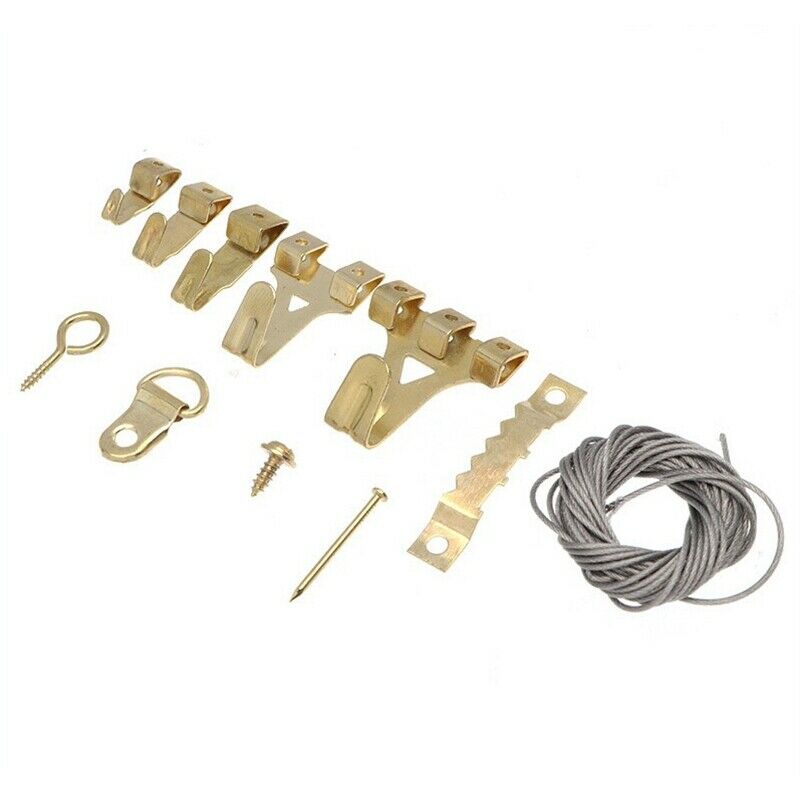 Picture Hanging Kit, 250Pc, Picture Hangers, Nails for Hanging Pictures, WalP5P3
