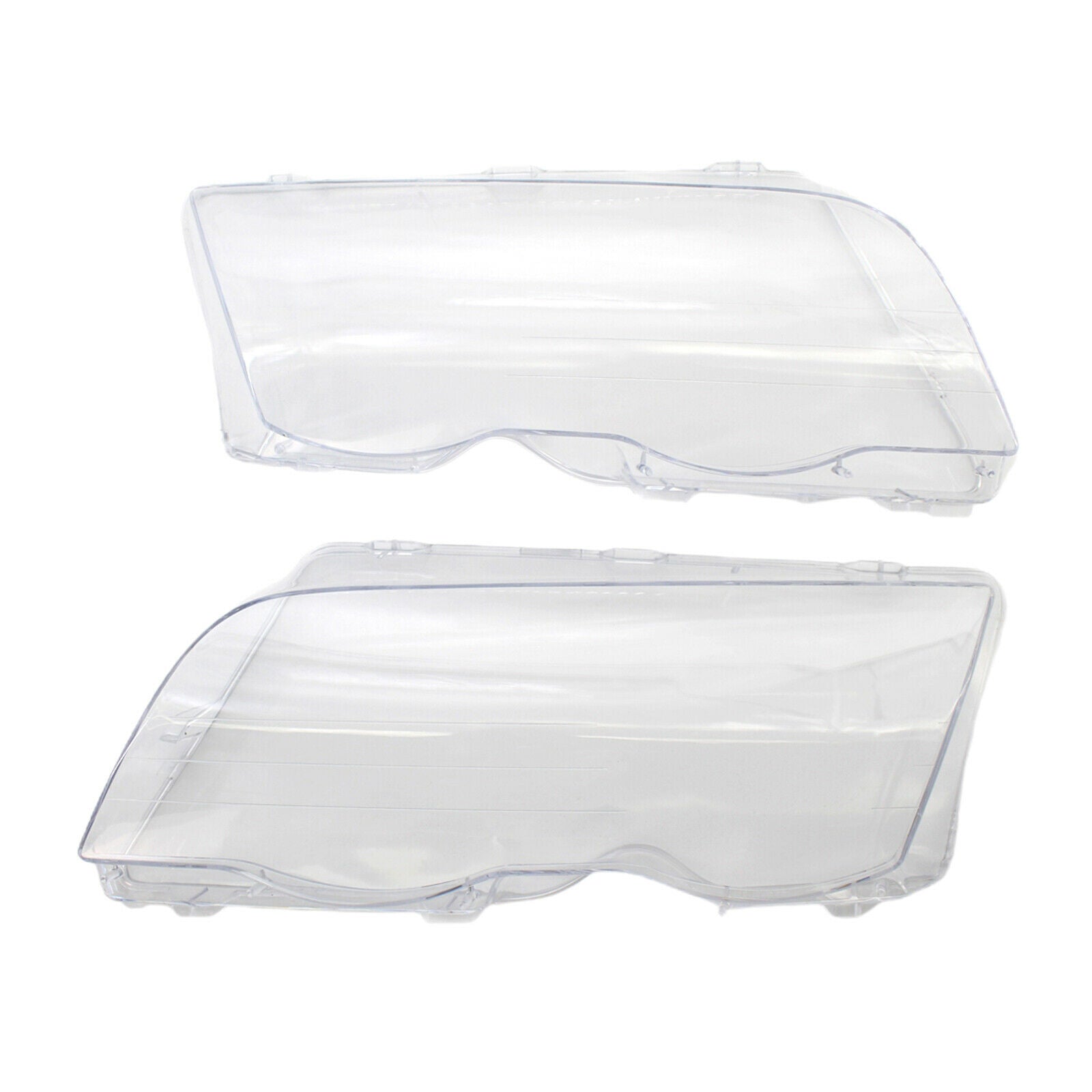 Headlight Clear Lens Cover Compatible with  E46 3 Series 4-Door