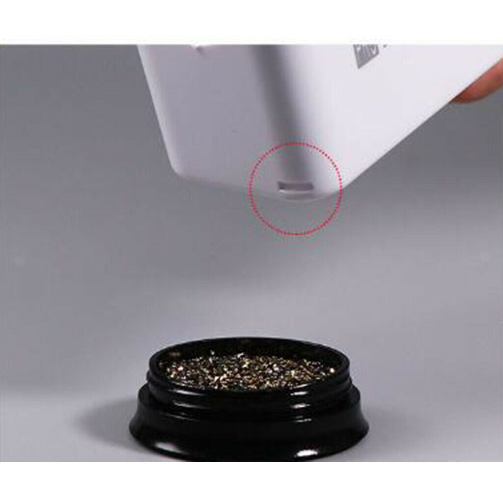Portable Nail Dipping Powder Recycling Tray Powder Storage Box Case Holder