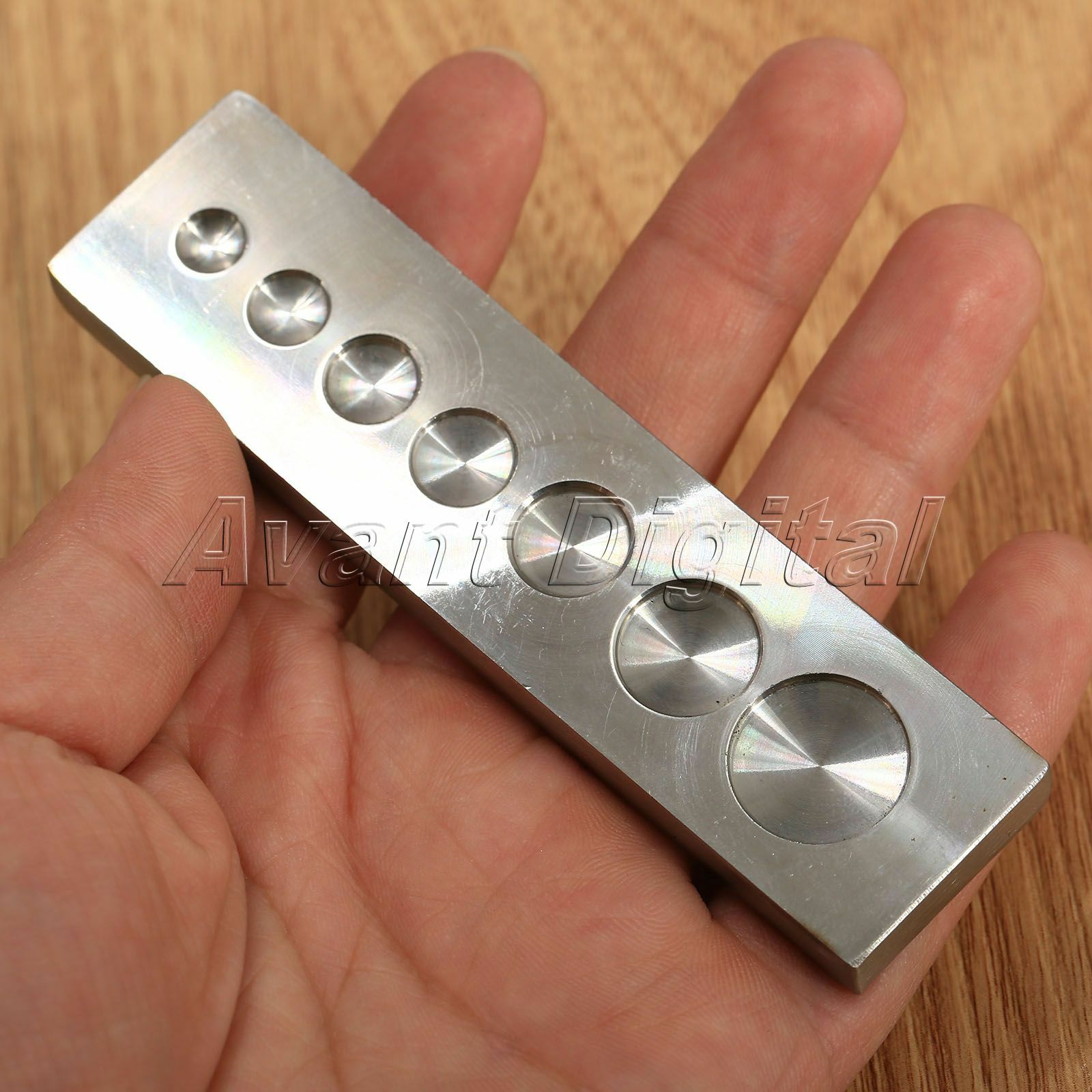 DIY Leather Craft Tool Steel Die Punch Snap Rivet Setter Base Leather craft Tool