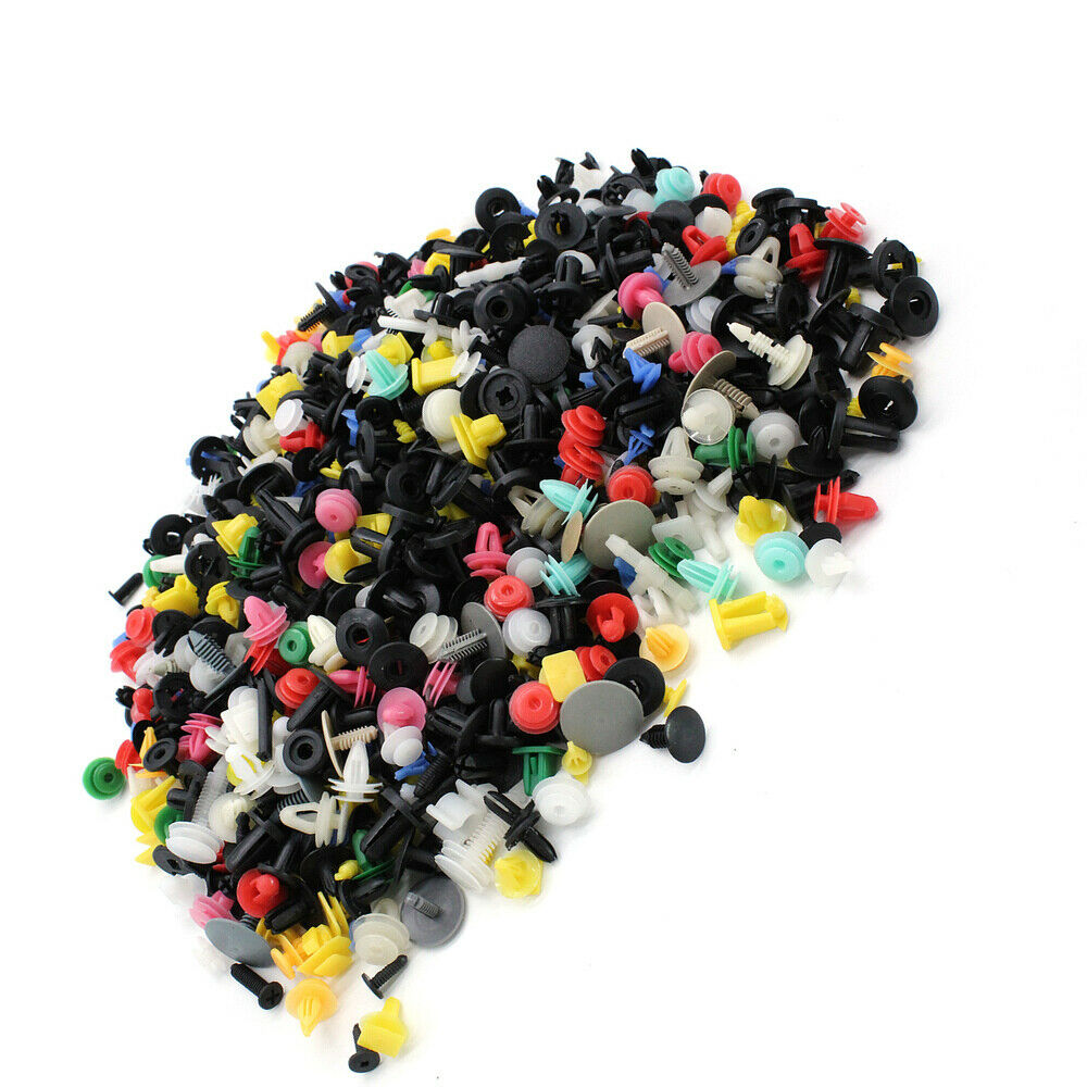 Auto Car Mixed Fastener Clip Bumper Fender Trim Plastic Rivet Door Panel 1000x