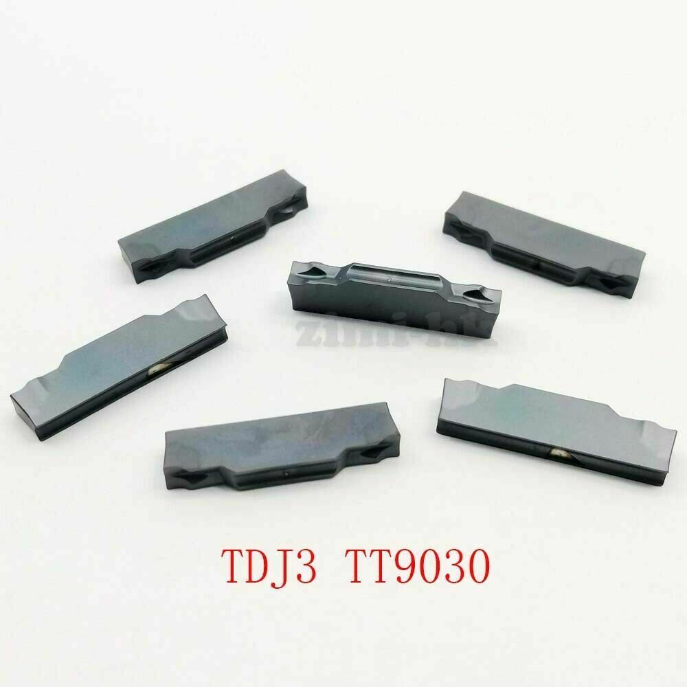 TDJ3 TT9030 3mm width CNC carbide insert grooving blade cut-off inserts