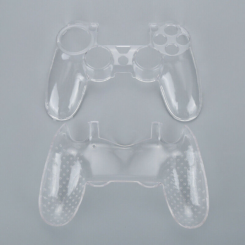 Transparent Hard PC Protector Clear Cover Skin Case for PS4 Controller Vx.l8