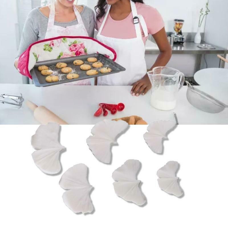 Ginkgo Leaf Shape Silicone Material Mould Water Paper Fondant Chocolate Gum Mold