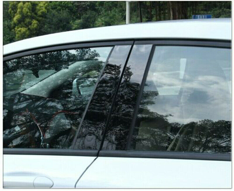 6PCS Black Pillar Posts Covers Door Trim FOR HYUNDAI TUCSON 2016-2020