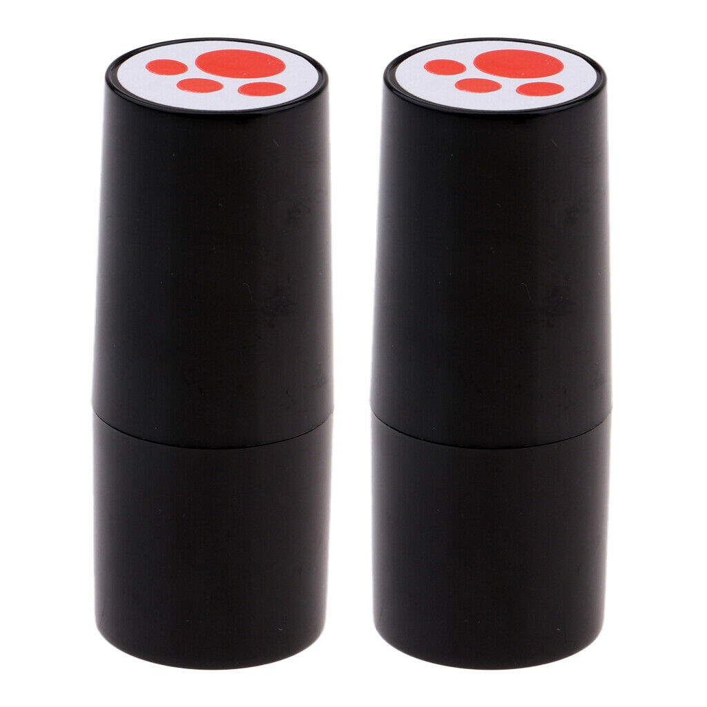 2pcs Golf Ball Stamper Stamp Marker Impression Seal Golfer Souvenir Red Paw