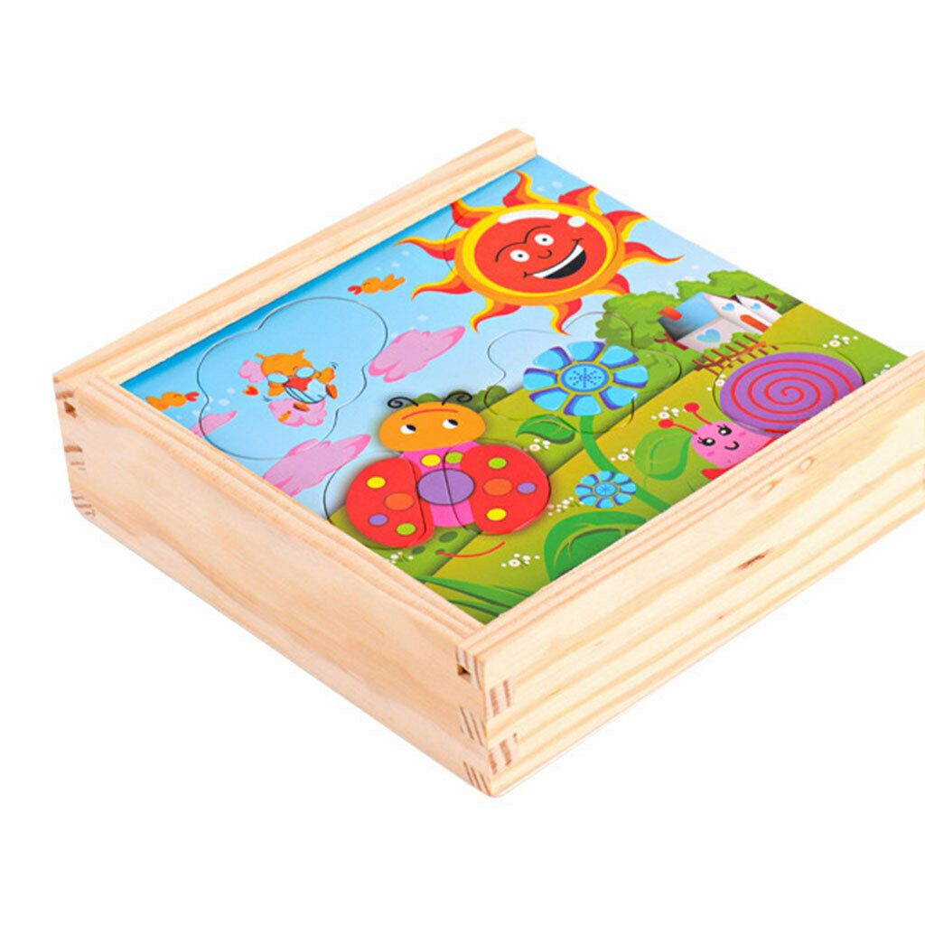 Colorful Puzzle Board Toys Shape Matching Weather Colors Development Game