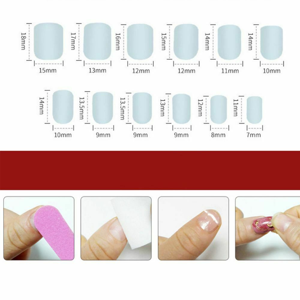 Detachable Manicure DIY Full Cover Butterfly Nail Patch False Nails Beauty Tool