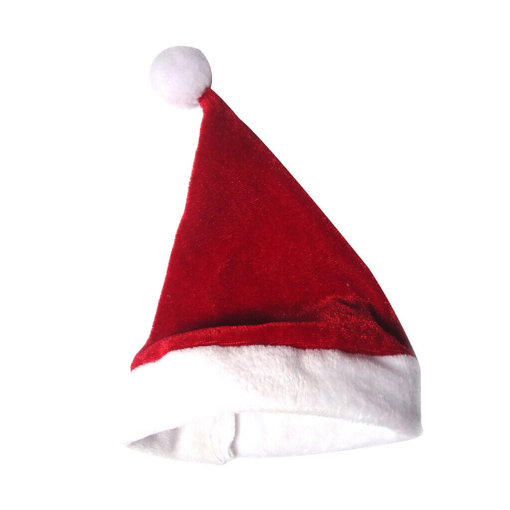 3pcs 1/6 Christmas Santa Claus Hat for  Accessories Christmas Party Hats