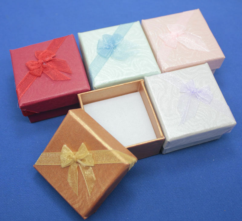 30 pcs jewelry gift color box display fashion for ring earring