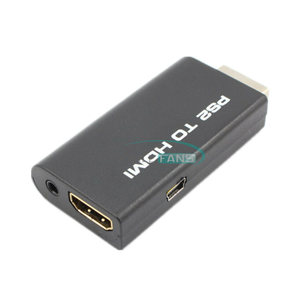 3.5mm PS2 to HDMI Audio Video Cable AV Adapter Converter Audio Output for HDTV