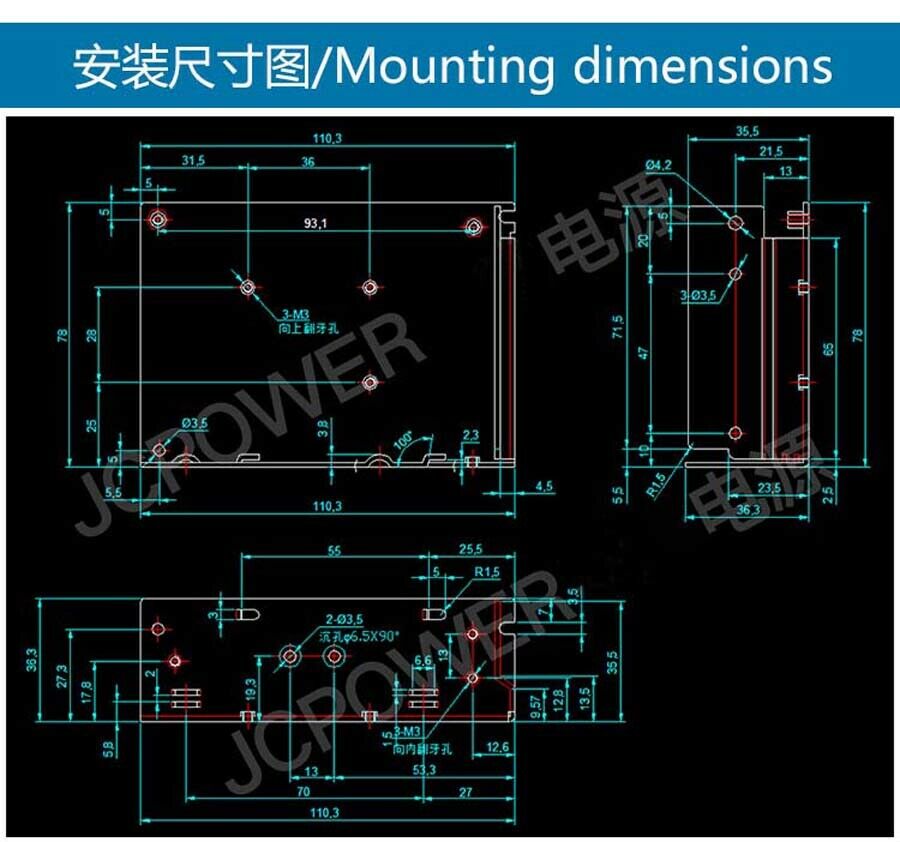 5V 4A 20W DC Regulated Switching Power Supply LED Display Screen/Monitor PSU