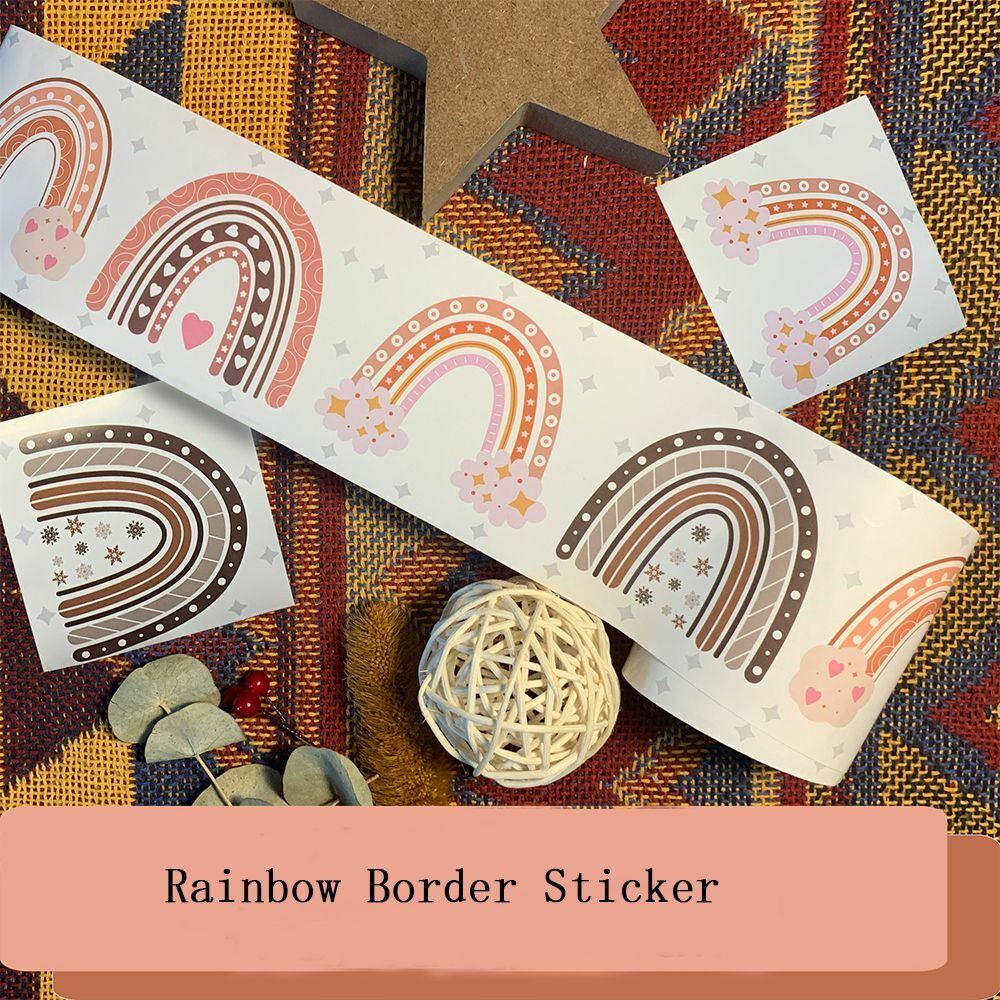 Stickers Borders Stickers Home School Decoration Blackboard Rainbow Stickers
