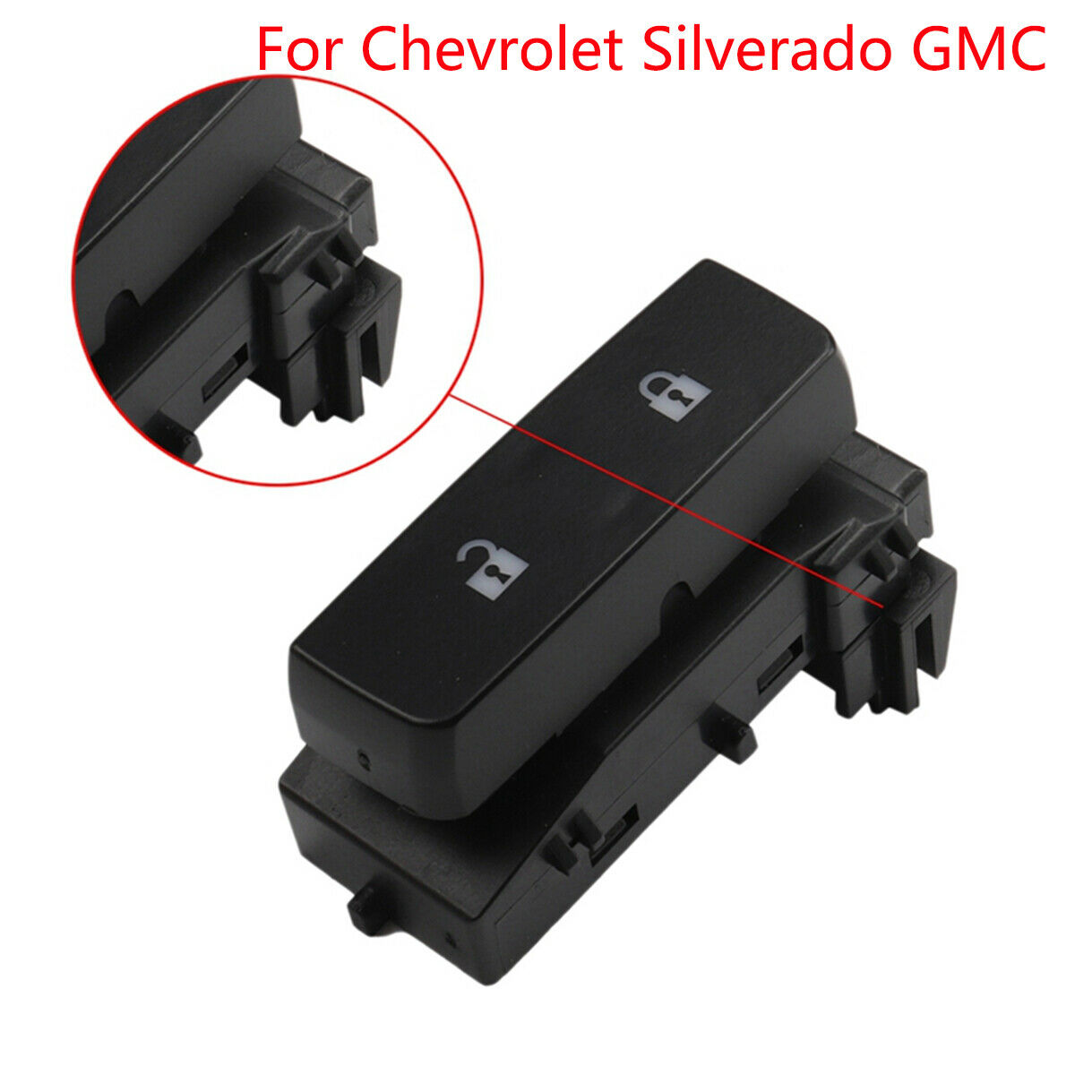 1x Front Left Electric Door Lock Switch OEM#15804093 For Chevrolet Silverado GMC