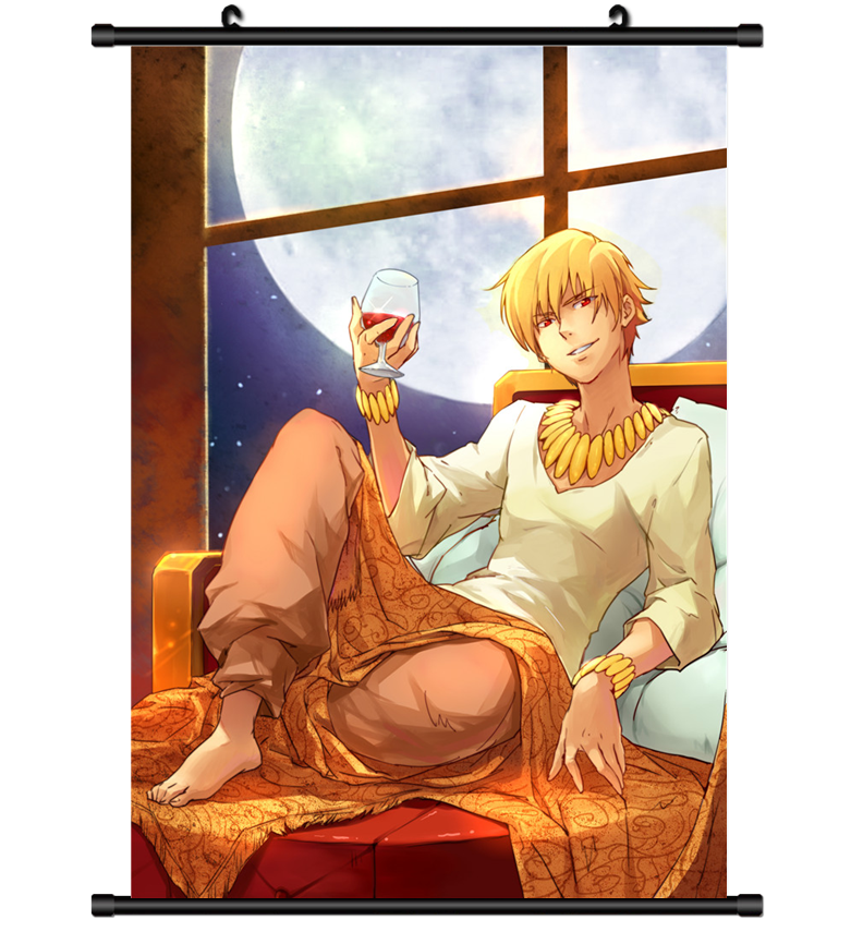 4057 Anime Fate zero Gilgamesh wall Poster Scroll