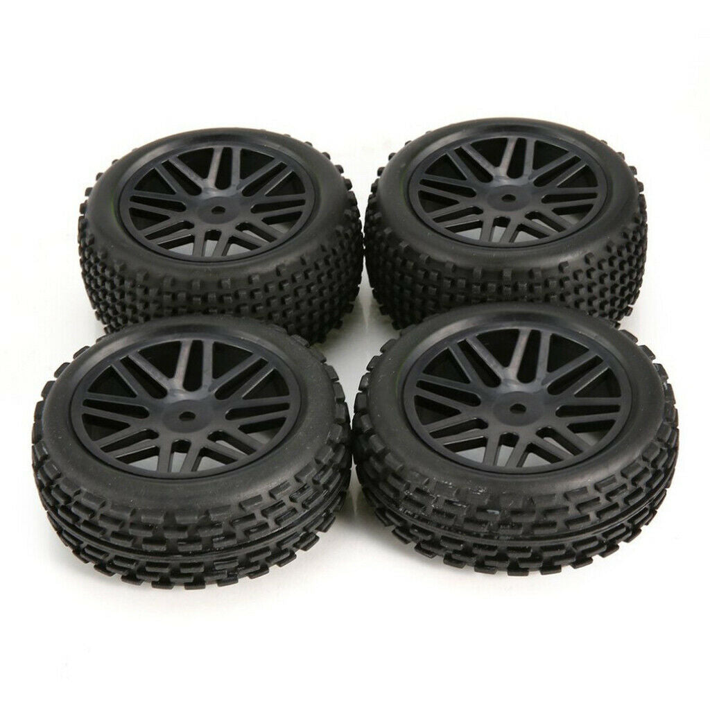Wheel Rim Tires for WLtoys 1/10 144001 Scale Buggy RC Car Truck Assembly