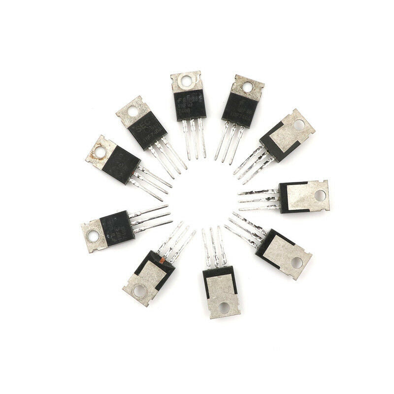 10pcs NEW IRF740 IRF 740 Power MOSFET 10A 400V TO-220 .l8