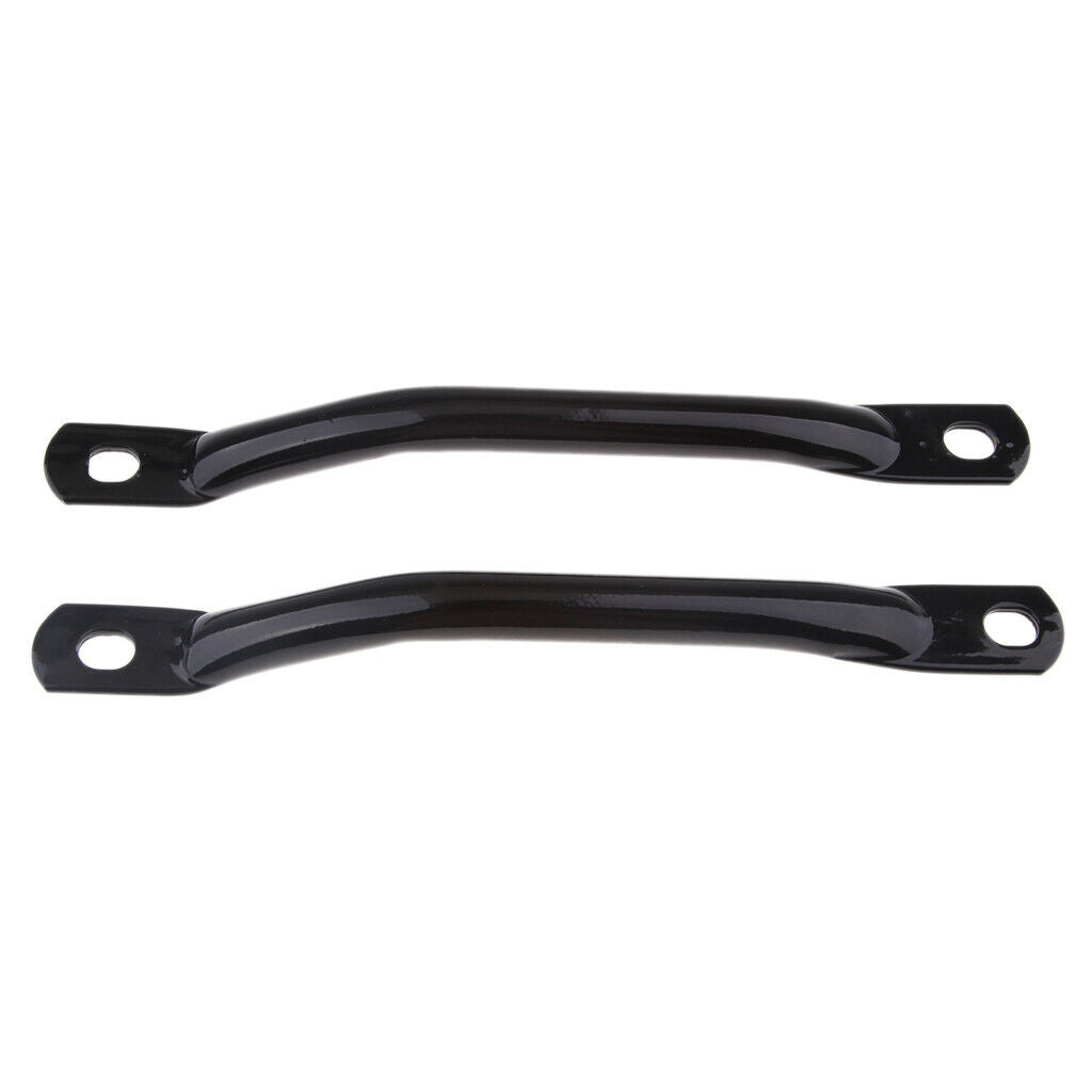 Motorcycle Universal Rear Passenger Pillion Seat Handle Grab Bar Hand Rail Black